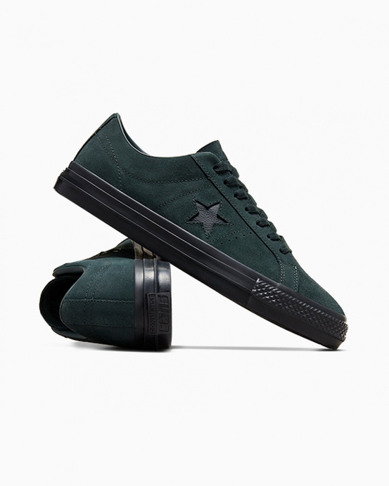 Converse CONS One Star Pro Verdes Pretas Pretas | 7521-OGQTR