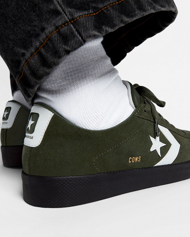 Converse CONS PL Vulc Pro Camurça Verdes Branco Pretas | 2935-WDVBR