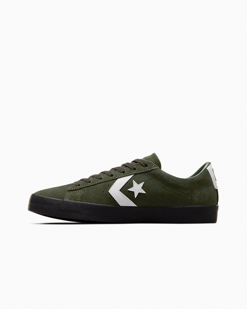 Converse CONS PL Vulc Pro Camurça Verdes Branco Pretas | 2935-WDVBR