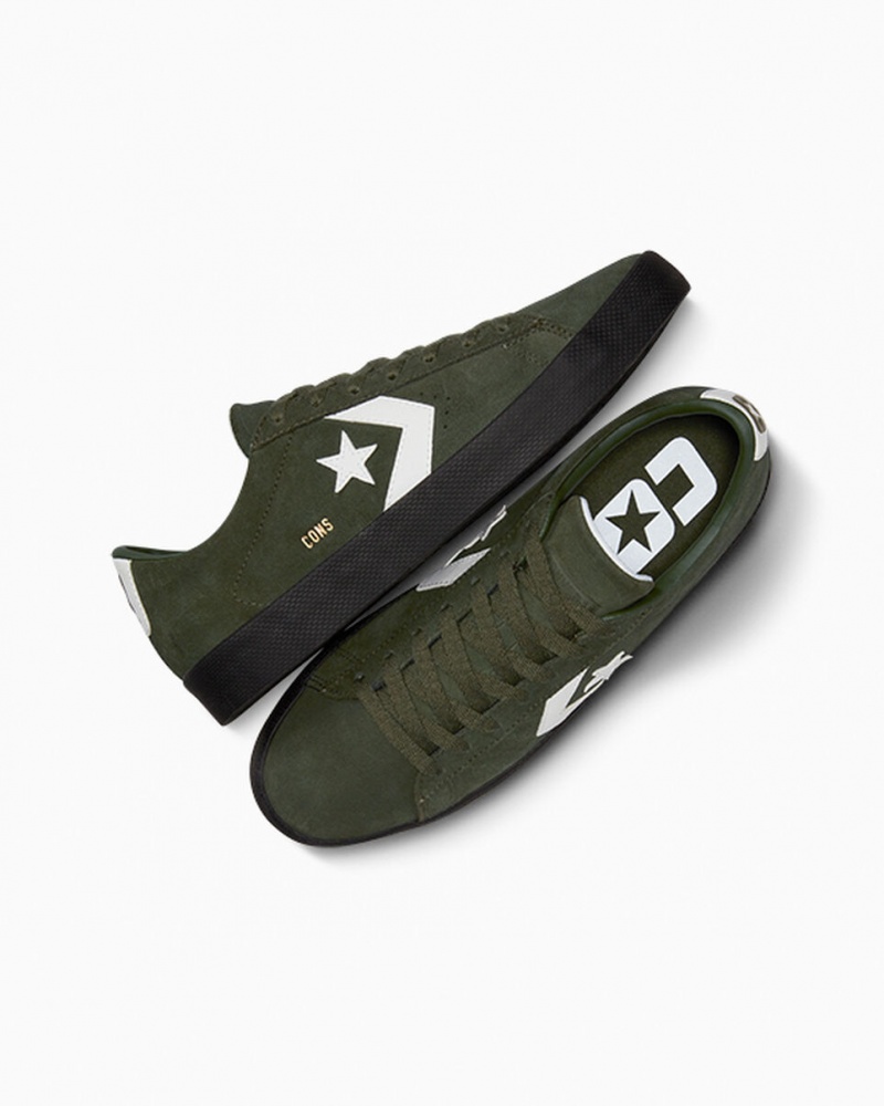 Converse CONS PL Vulc Pro Camurça Verdes Branco Pretas | 2935-WDVBR