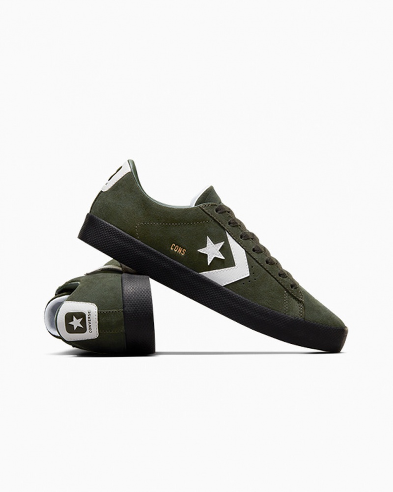 Converse CONS PL Vulc Pro Camurça Verdes Branco Pretas | 2935-WDVBR