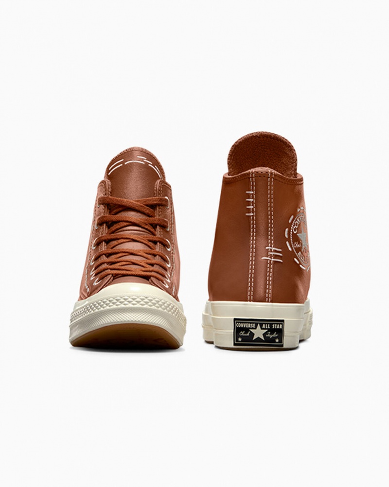 Converse Chuck 70 Bold Stitch Tawny Owl / Tawny Owl / Egret | 7453-YQNKJ