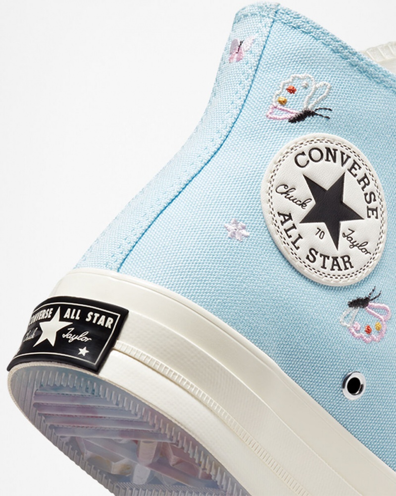 Converse Chuck 70 Butterfly Wings Azuis Pretas | 1283-NKLOC