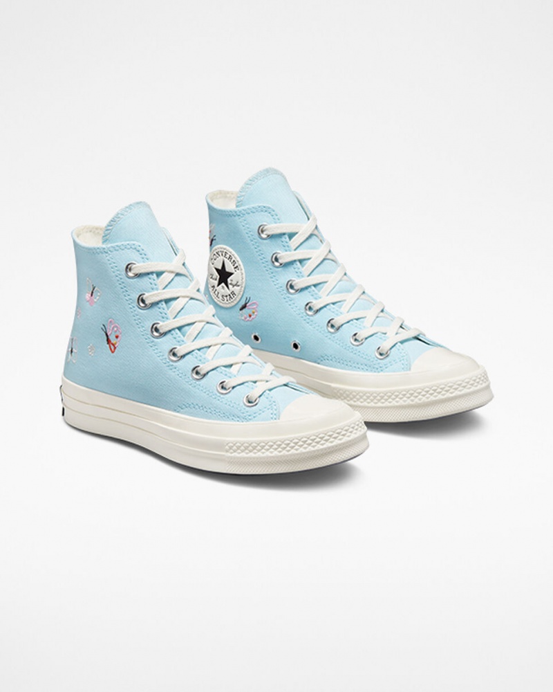 Converse Chuck 70 Butterfly Wings Azuis Pretas | 1283-NKLOC