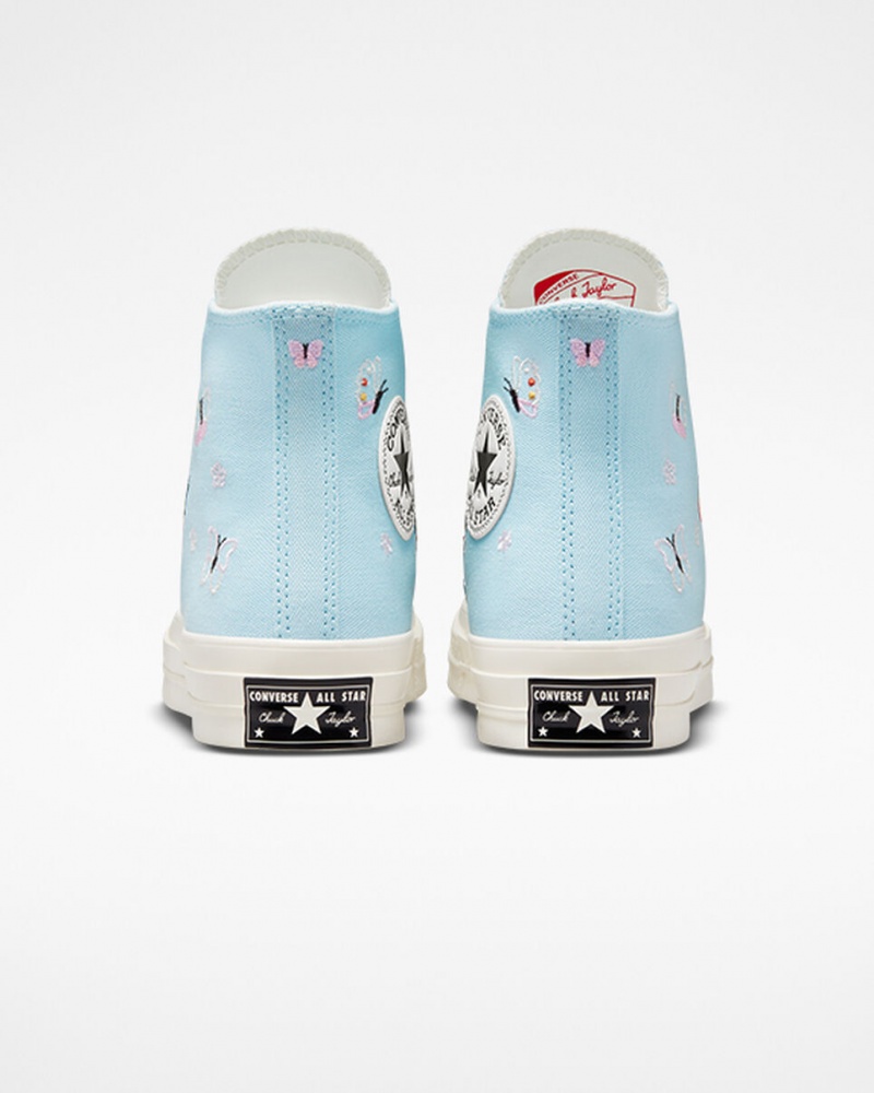 Converse Chuck 70 Butterfly Wings Azuis Pretas | 1283-NKLOC