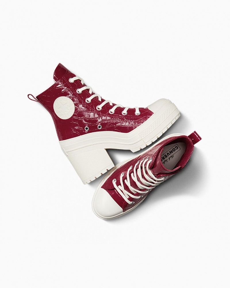 Converse Chuck 70 De Luxe Heel Embossed Cabernet / Cabernet / Egret | 1394-TIAGM