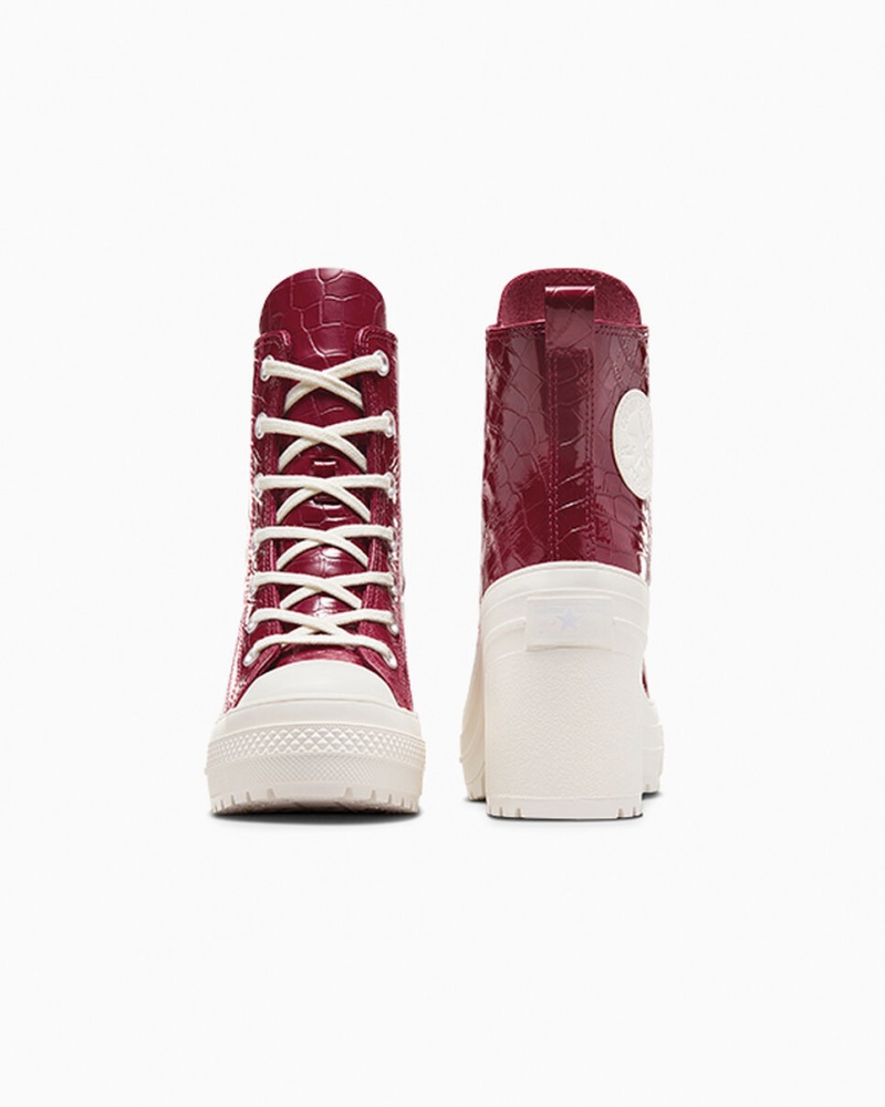 Converse Chuck 70 De Luxe Heel Embossed Cabernet / Cabernet / Egret | 1394-TIAGM