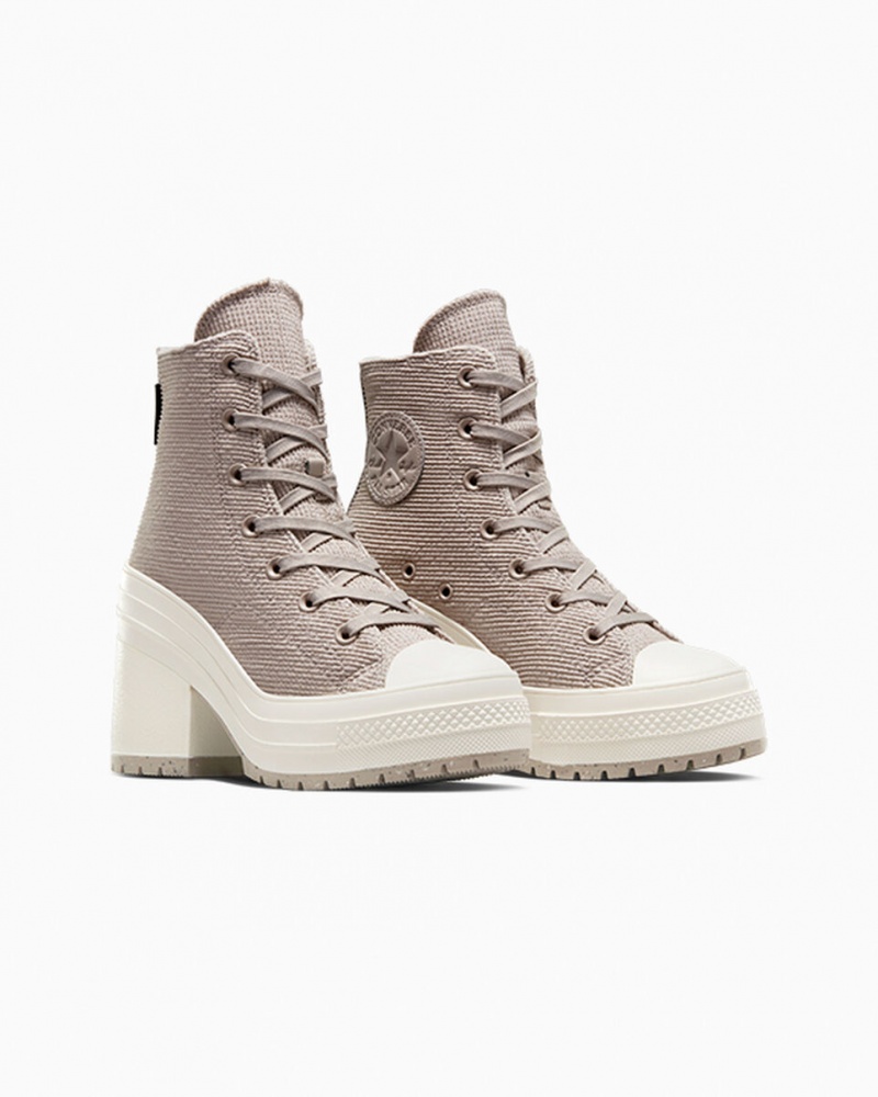 Converse Chuck 70 De Luxe Heel Plataforma Counter Climate Wonder Stone / Egret | 8906-IZRWE