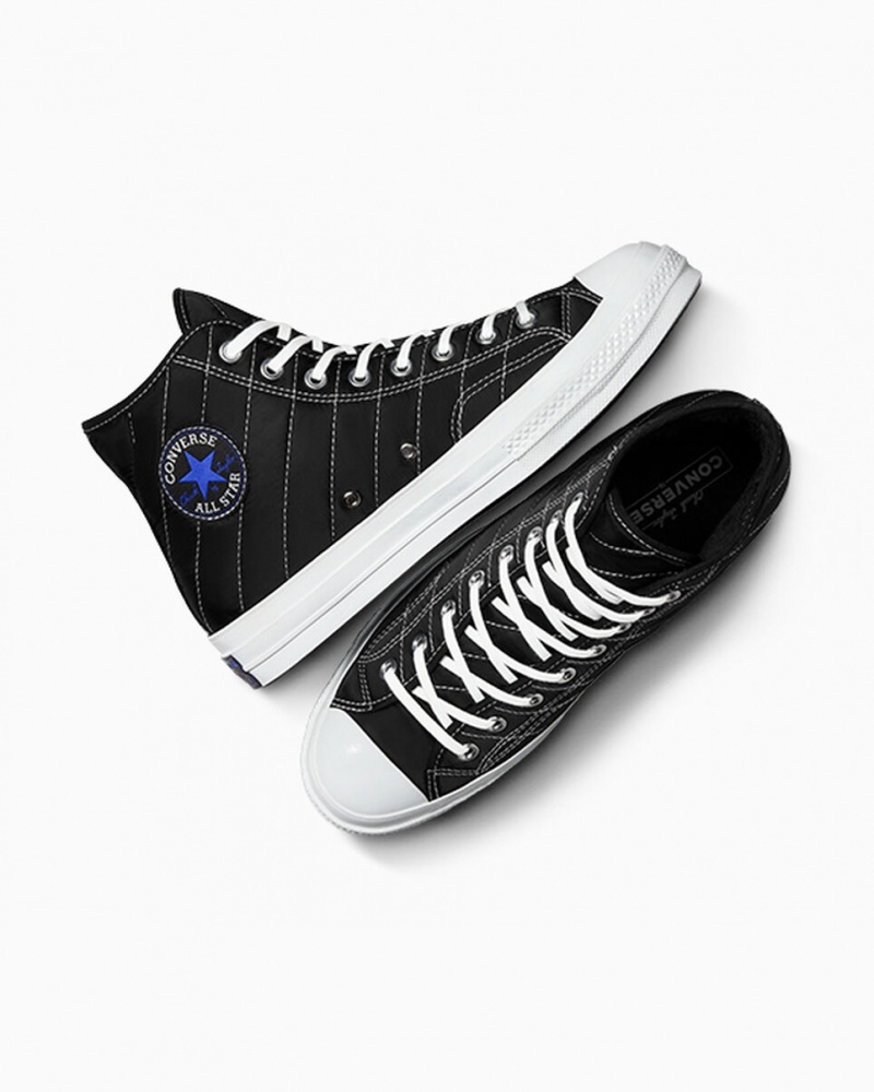 Converse Chuck 70 Faux Fur Pretas Azuis Cinzentas | 7235-ICMZE