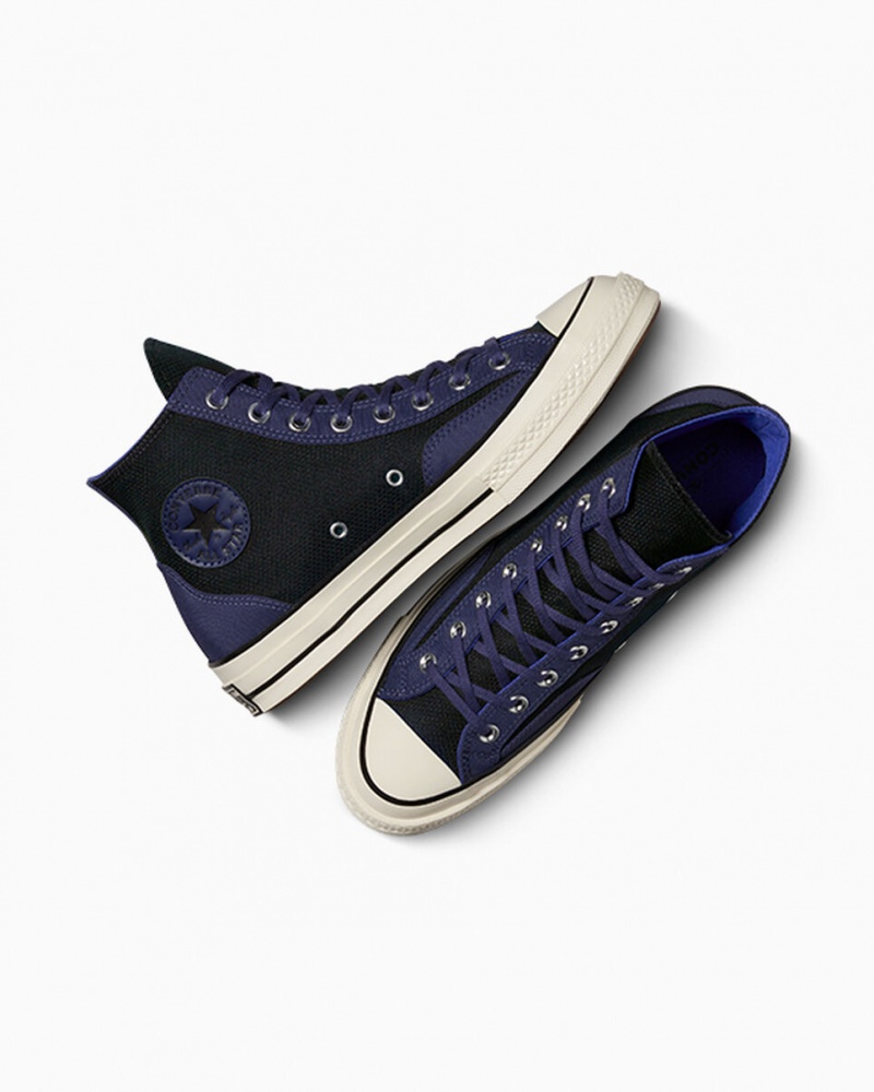 Converse Chuck 70 Pretas Azuis | 0597-JOCPV