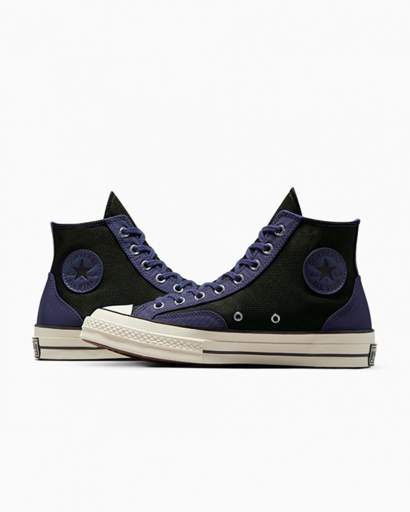 Converse Chuck 70 Pretas Azuis | 0597-JOCPV