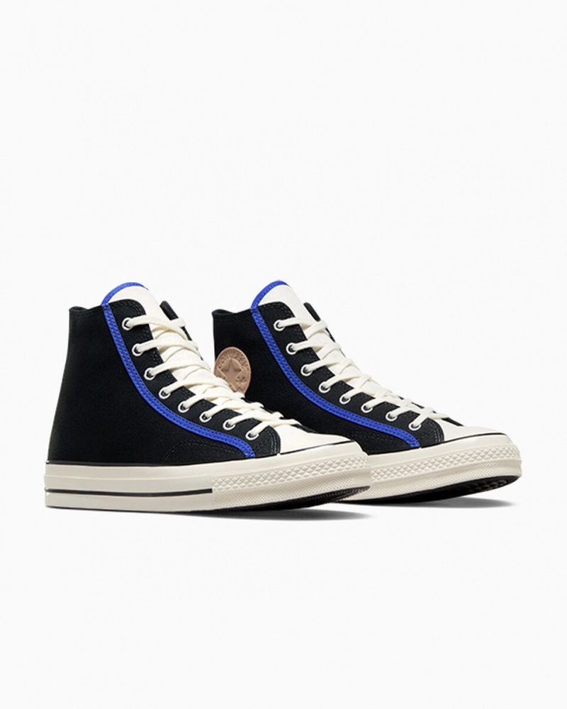 Converse Chuck 70 Pretas Azuis | 9024-XPNRW