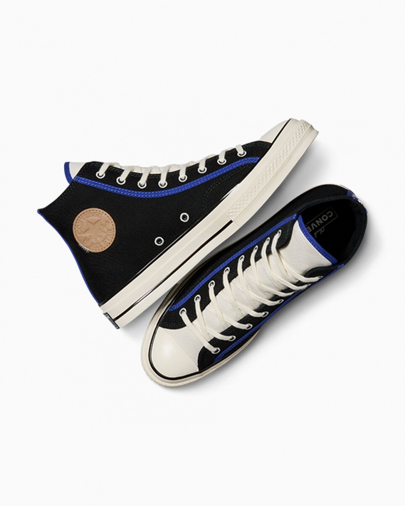 Converse Chuck 70 Pretas Azuis | 9024-XPNRW