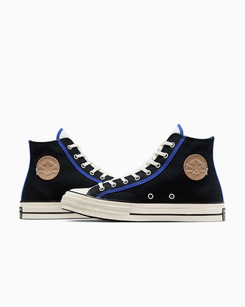 Converse Chuck 70 Pretas Azuis | 9024-XPNRW