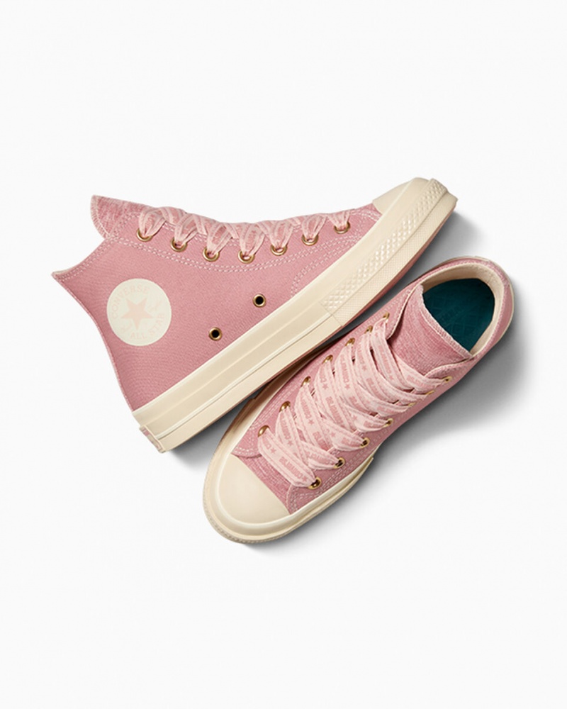 Converse Chuck 70 Ribbon Laces Rosa | 0915-FPXEH