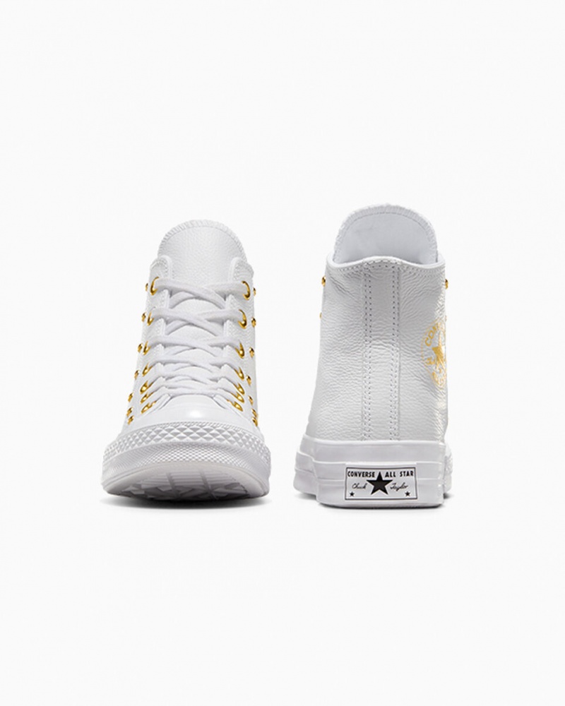 Converse Chuck 70 Star Studded Branco Branco Douradas | 2934-DNEXS