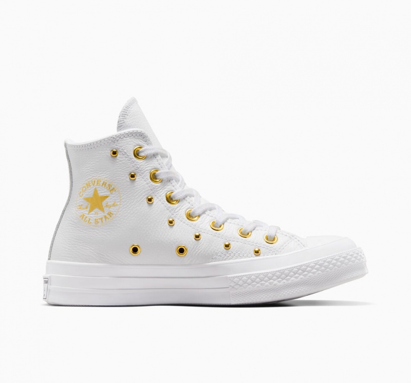 Converse Chuck 70 Star Studded Branco Branco Douradas | 2934-DNEXS