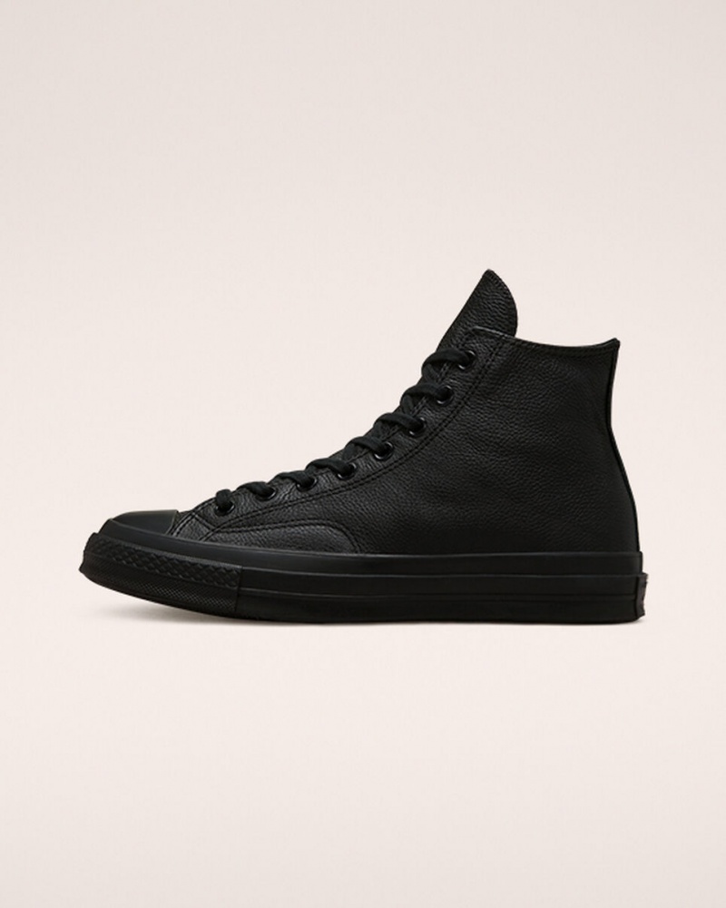 Converse Chuck 70 Tonal Couro Pretas Pretas Pretas | 6982-PADZN