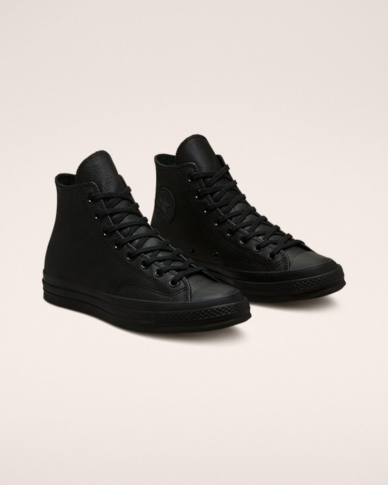 Converse Chuck 70 Tonal Couro Pretas Pretas Pretas | 6982-PADZN