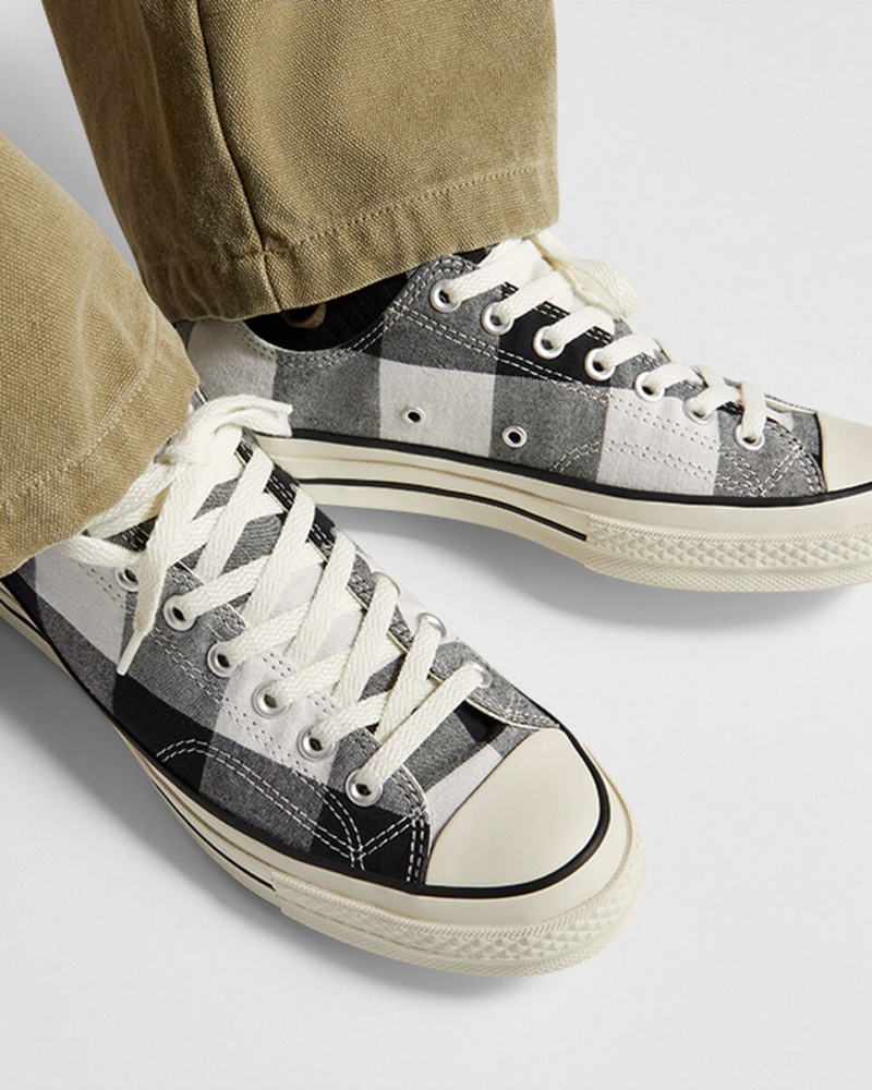 Converse Chuck 70 Upcycled Pretas Cinzentas | 1439-KZRXD