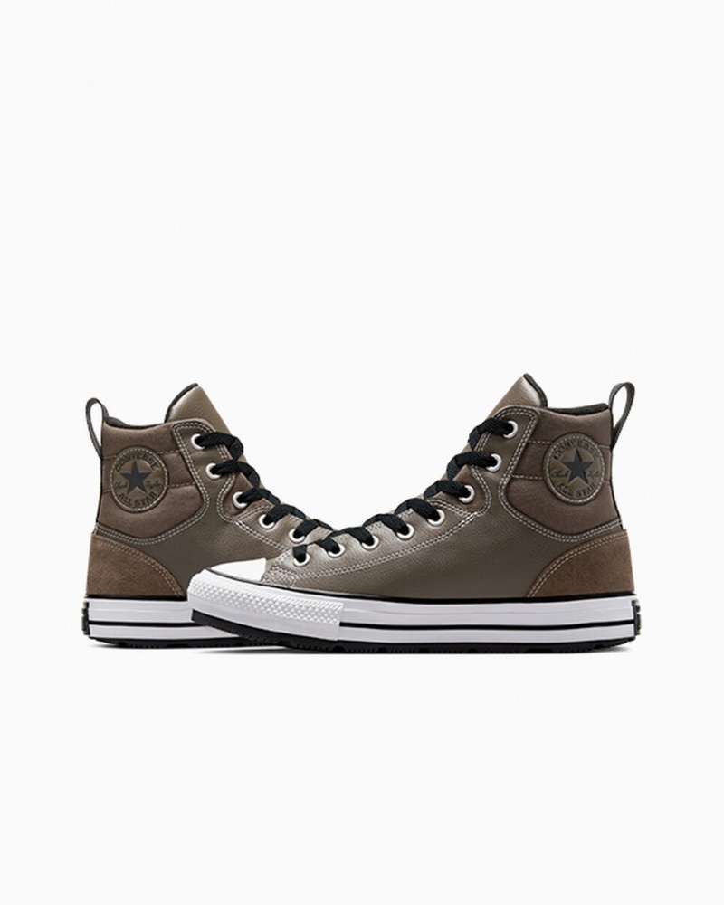 Converse Chuck Taylor All Star Berkshire Boot Pretas Branco | 1907-LJXHR