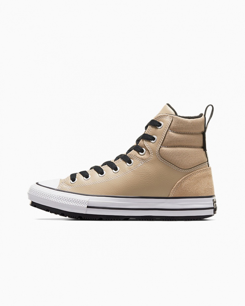 Converse Chuck Taylor All Star Berkshire Boot Caqui Pretas Branco | 5038-JXSFW