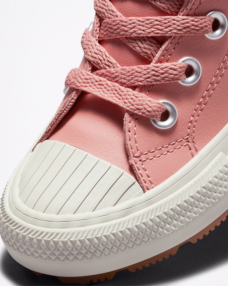 Converse Chuck Taylor All Star Berkshire Boot Couro Rosa Rosa | 3405-SOIHU