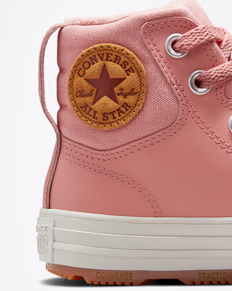 Converse Chuck Taylor All Star Berkshire Boot Couro Rosa Rosa | 3405-SOIHU