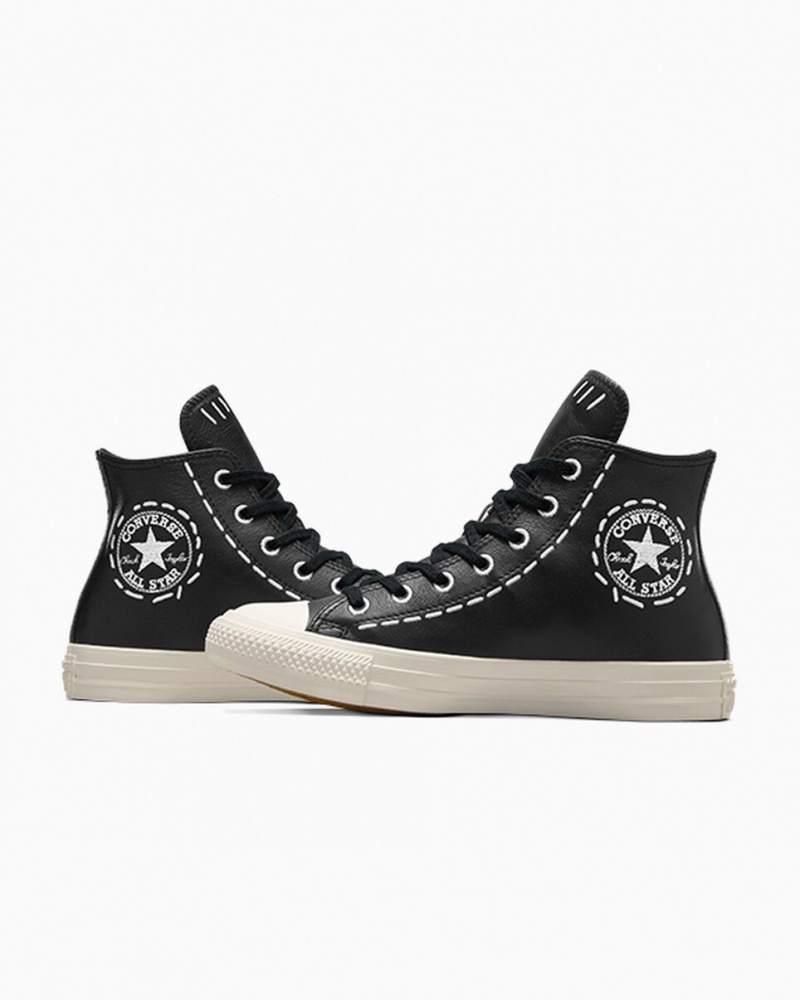 Converse Chuck Taylor All Star Bold Stitch Pretas Pretas | 4786-RBOWT