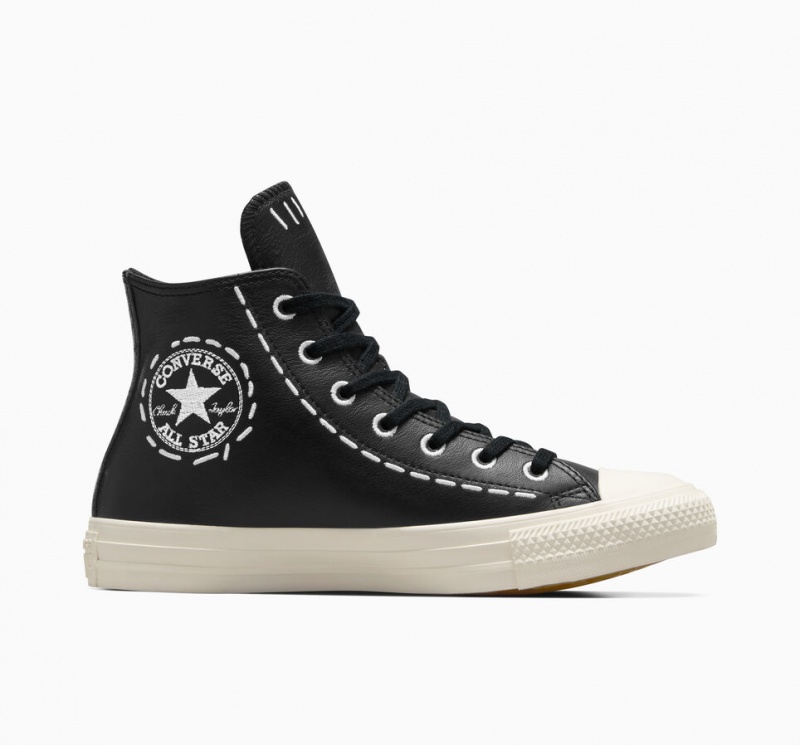 Converse Chuck Taylor All Star Bold Stitch Pretas Pretas | 4786-RBOWT