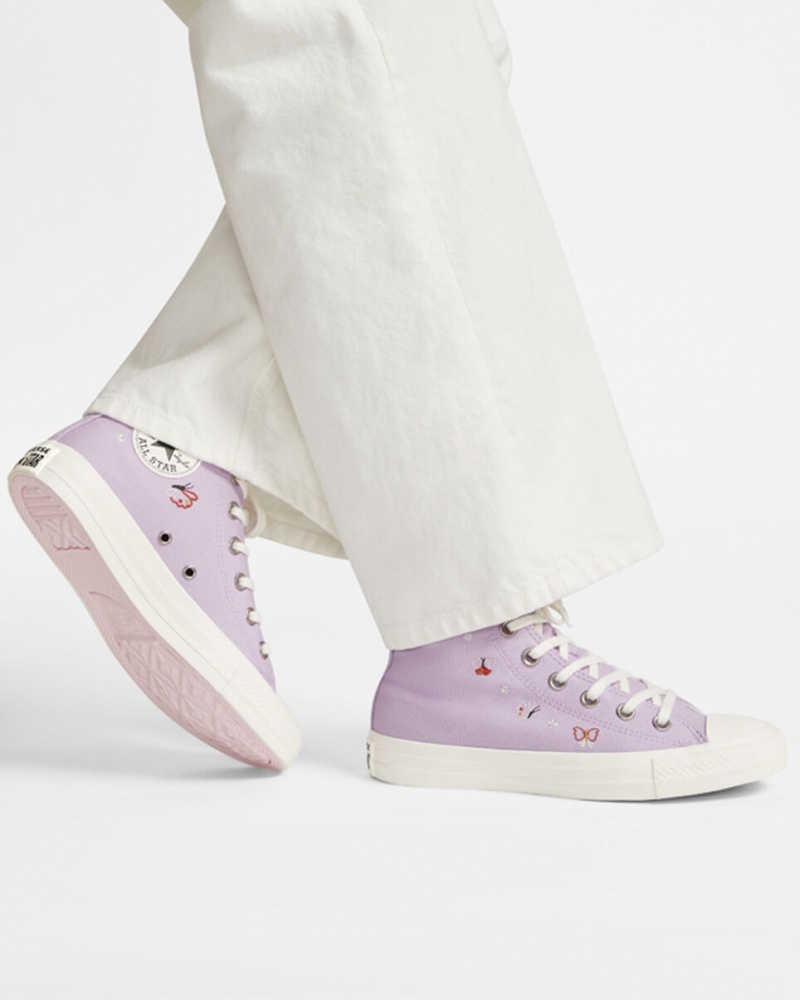 Converse Chuck Taylor All Star Butterfly Wings Pretas | 4150-ZDSLC