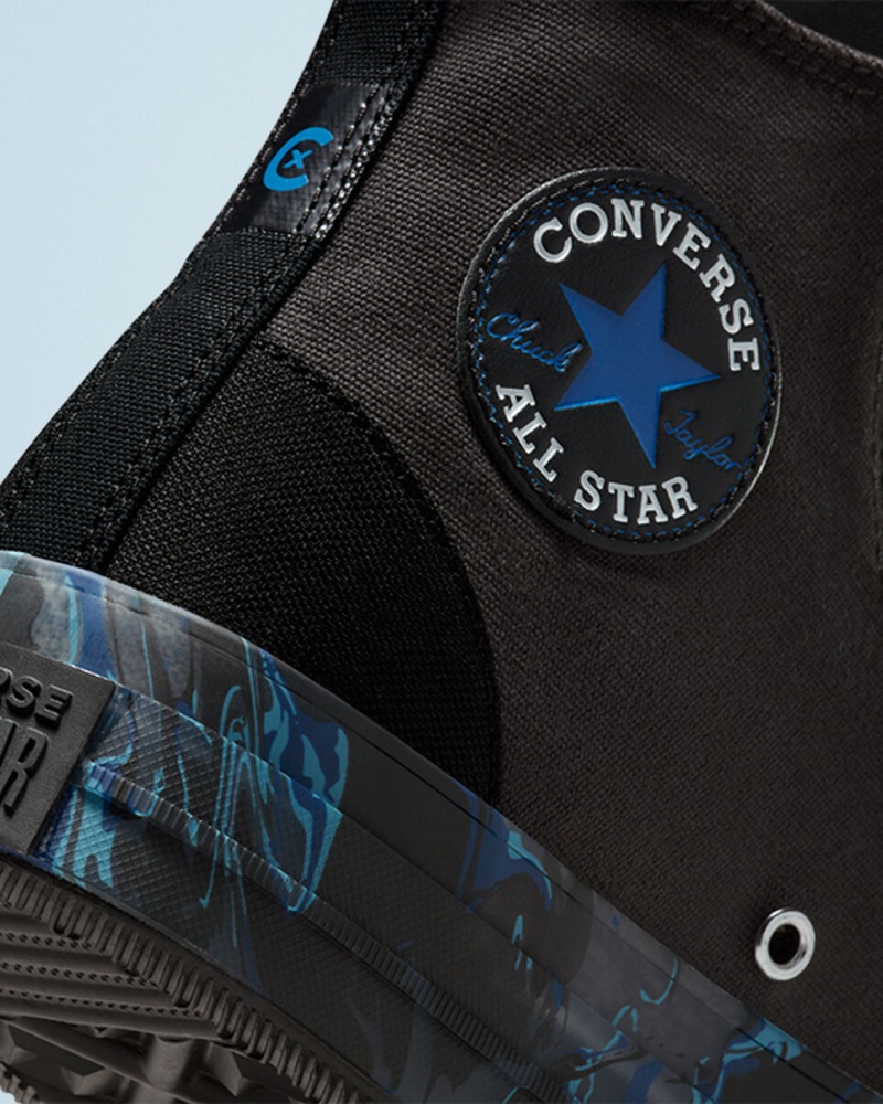 Converse Chuck Taylor All Star CX Marbled Pretas Azul Marinho | 6329-THQEA