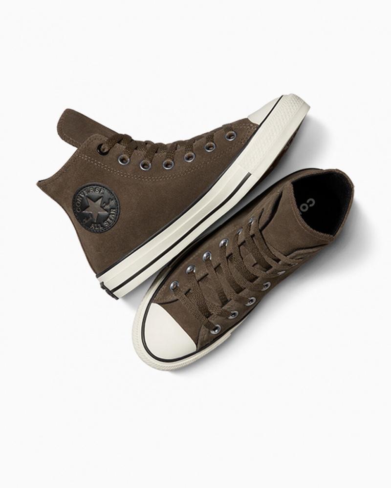 Converse Chuck Taylor All Star Camurça Pretas | 4672-KBHZN