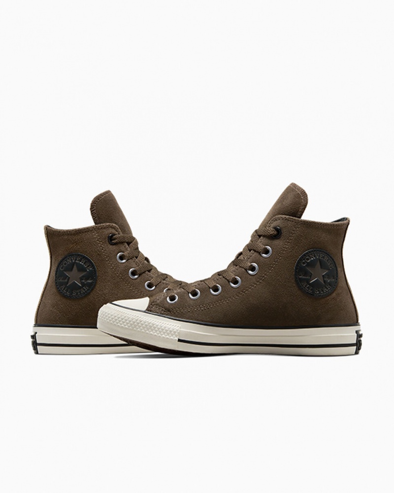 Converse Chuck Taylor All Star Camurça Pretas | 4672-KBHZN