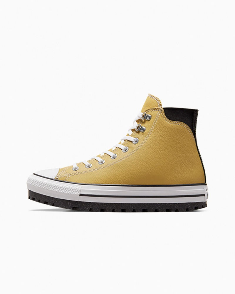 Converse Chuck Taylor All Star City Trek Impermeáveis Boot Pretas Branco | 6321-PZWME