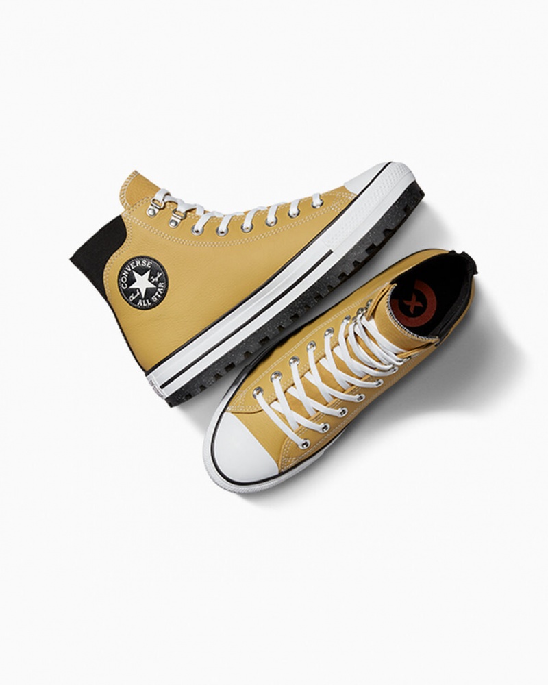 Converse Chuck Taylor All Star City Trek Impermeáveis Boot Pretas Branco | 6321-PZWME