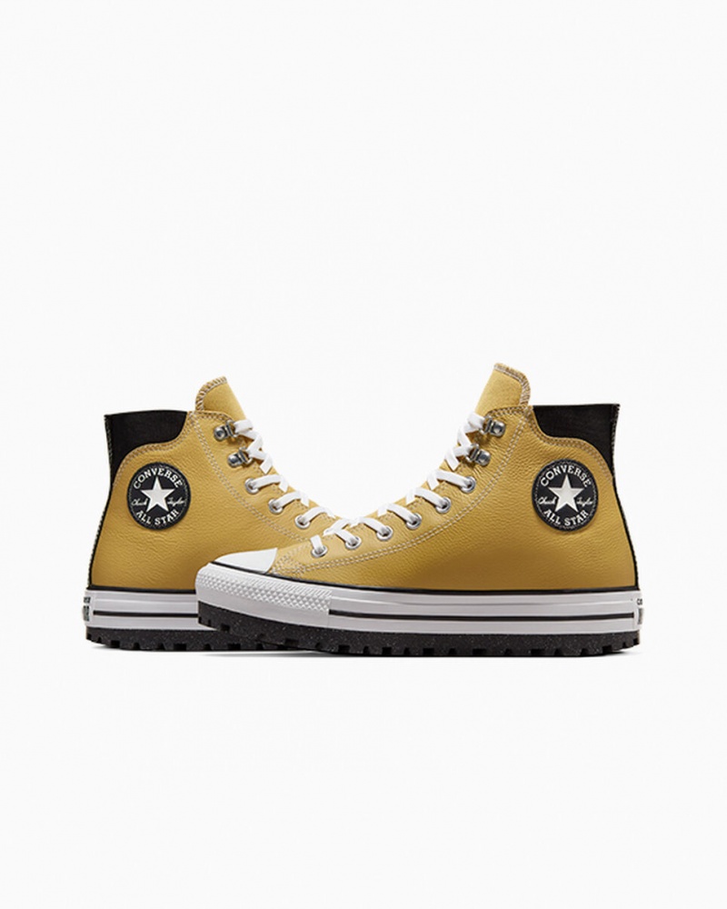 Converse Chuck Taylor All Star City Trek Impermeáveis Boot Pretas Branco | 6321-PZWME