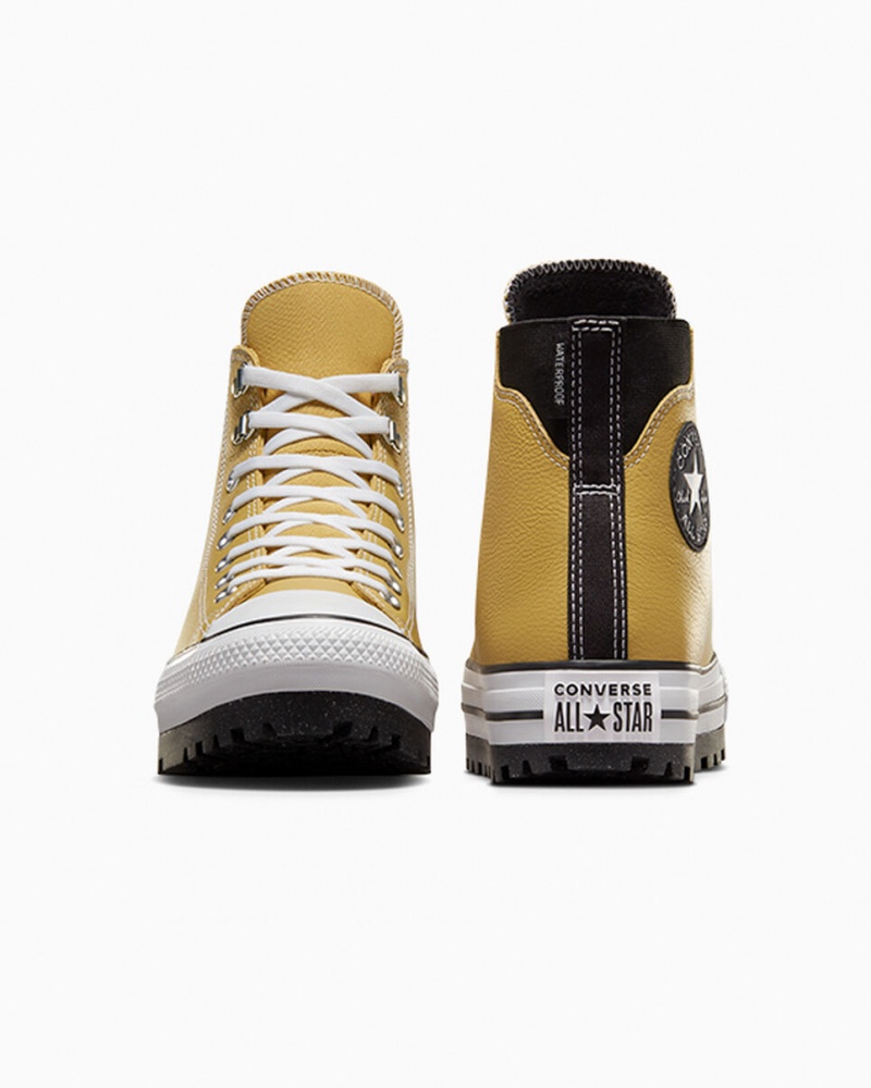 Converse Chuck Taylor All Star City Trek Impermeáveis Boot Pretas Branco | 6321-PZWME