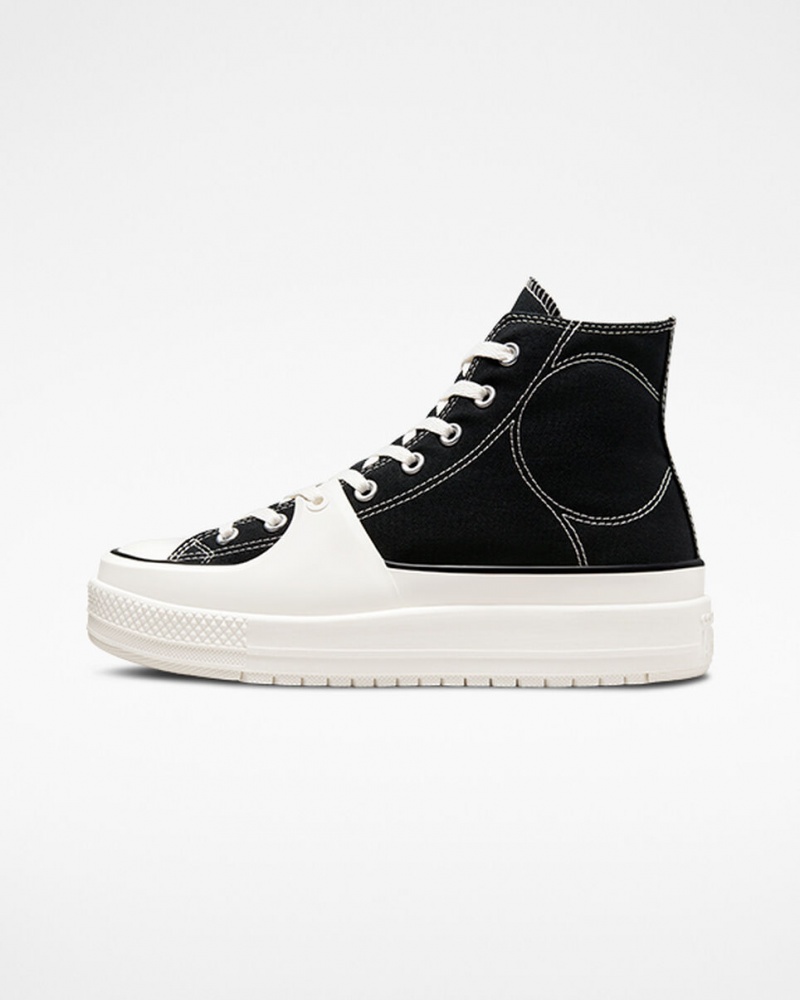 Converse Chuck Taylor All Star Construct Pretas Branco | 2153-RGKSO