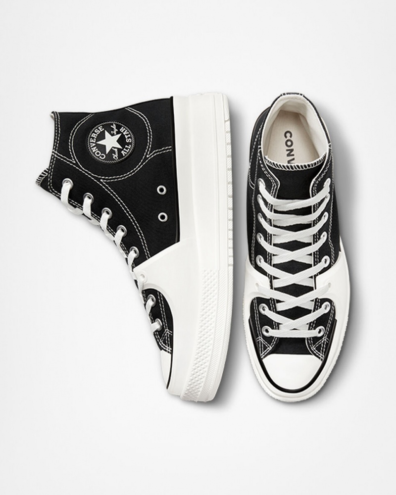 Converse Chuck Taylor All Star Construct Pretas Branco | 2153-RGKSO