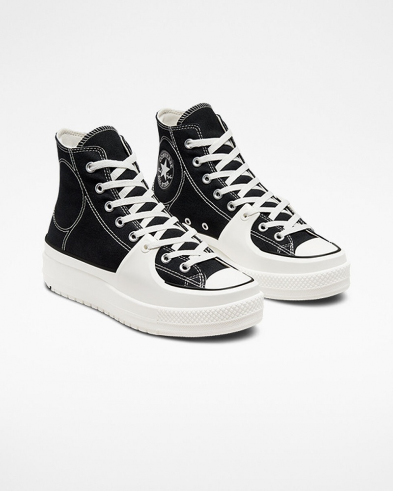 Converse Chuck Taylor All Star Construct Pretas Branco | 2153-RGKSO