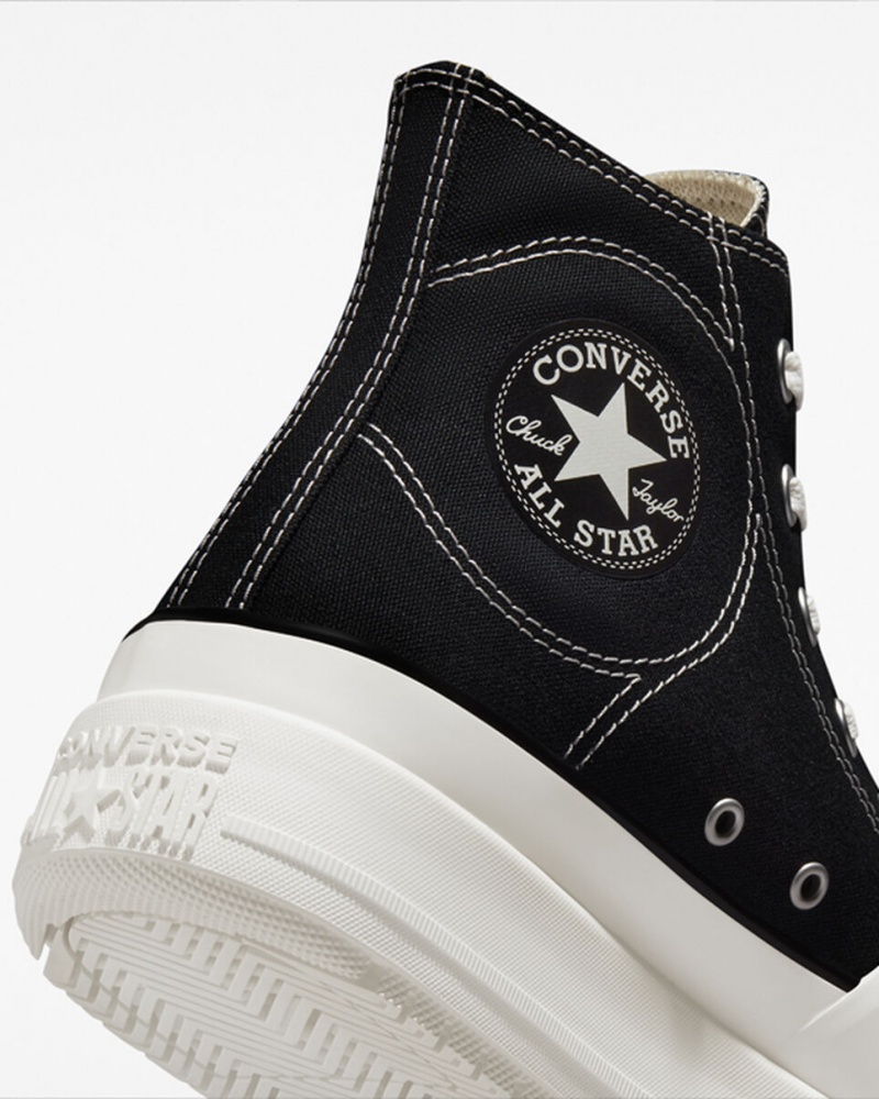 Converse Chuck Taylor All Star Construct Pretas Branco | 2153-RGKSO