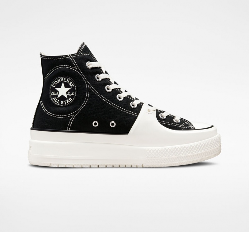 Converse Chuck Taylor All Star Construct Pretas Branco | 2153-RGKSO