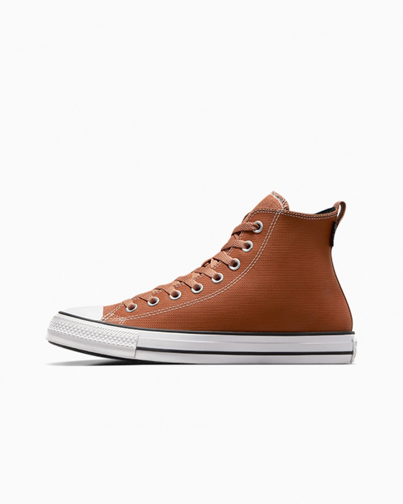 Converse Chuck Taylor All Star Couro Branco | 6439-DRUBF