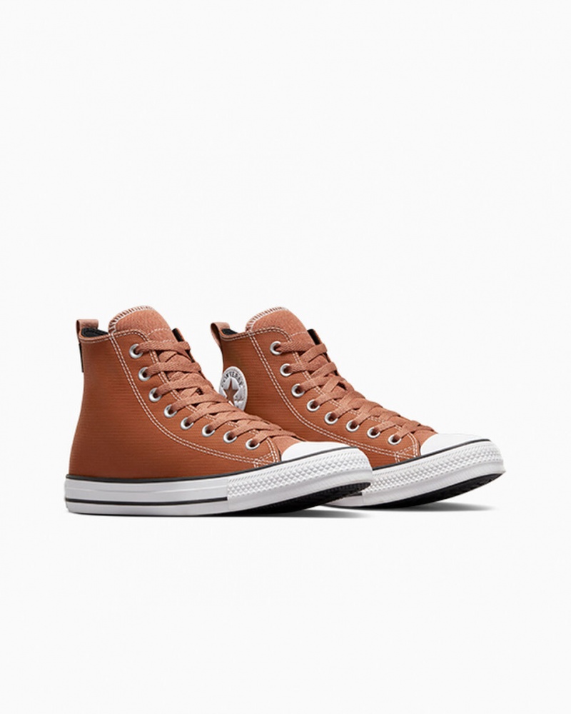 Converse Chuck Taylor All Star Couro Branco | 6439-DRUBF