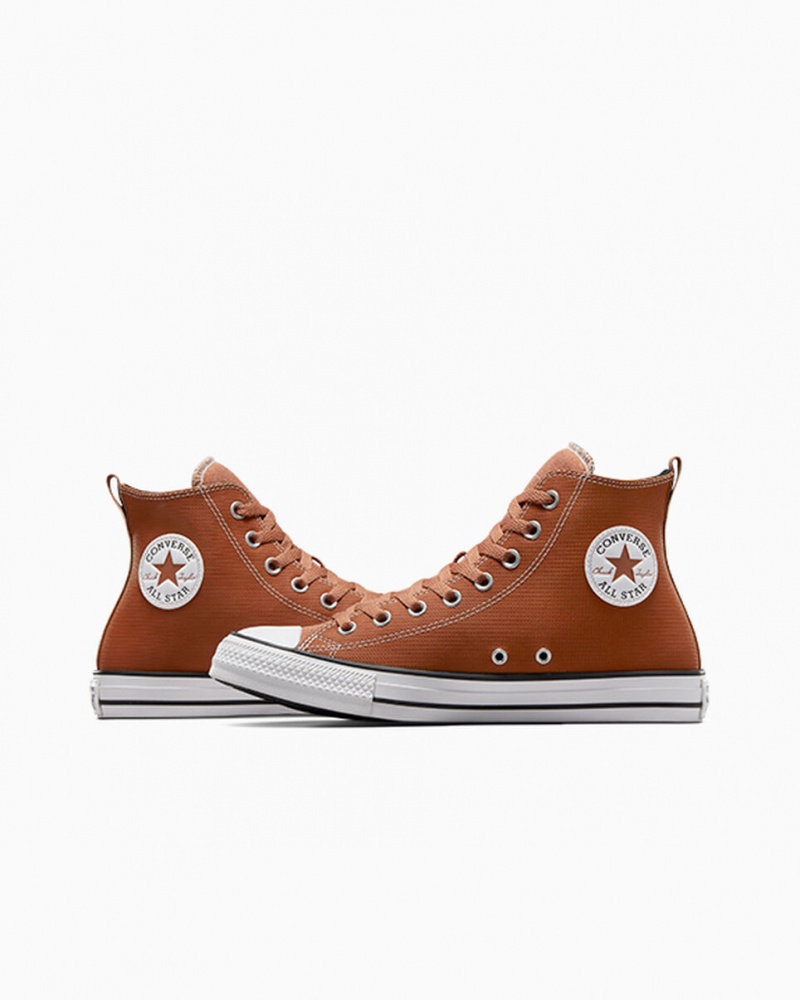 Converse Chuck Taylor All Star Couro Branco | 6439-DRUBF