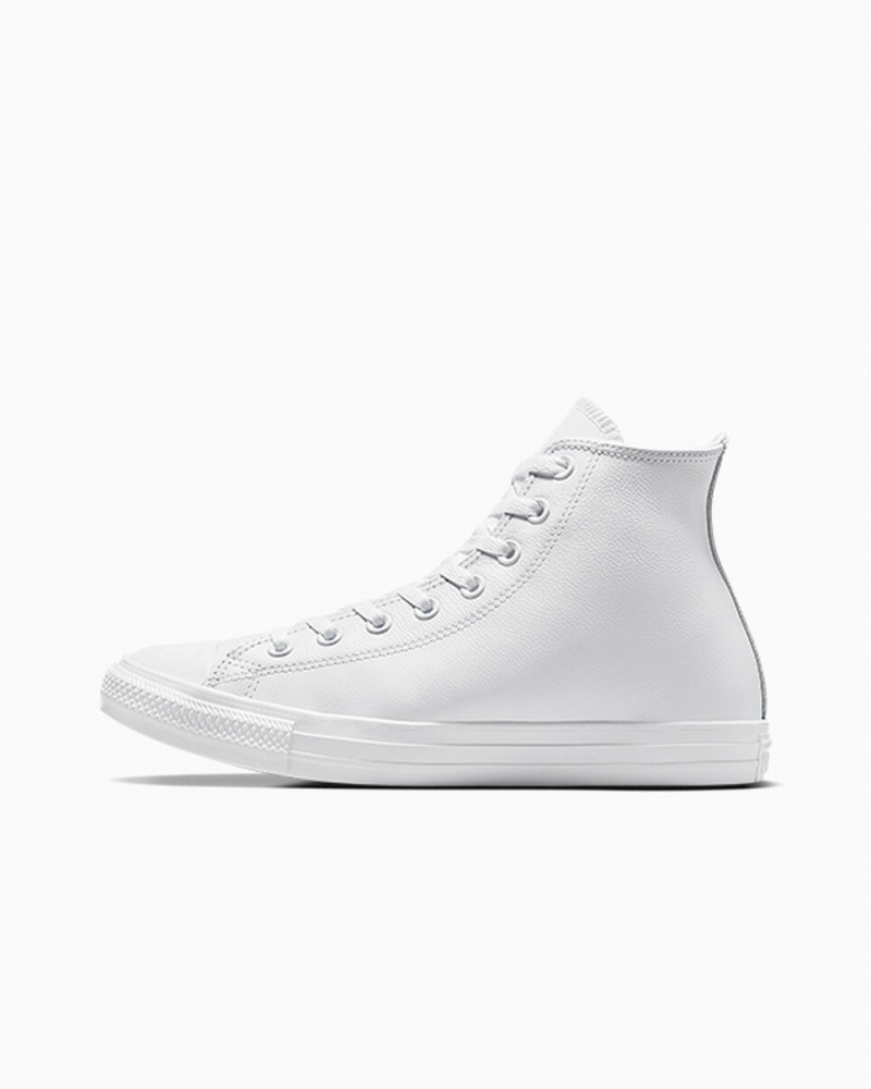 Converse Chuck Taylor All Star Couro Branco | 7523-CDYFL