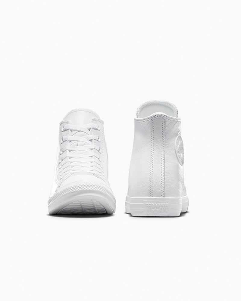 Converse Chuck Taylor All Star Couro Branco | 7523-CDYFL