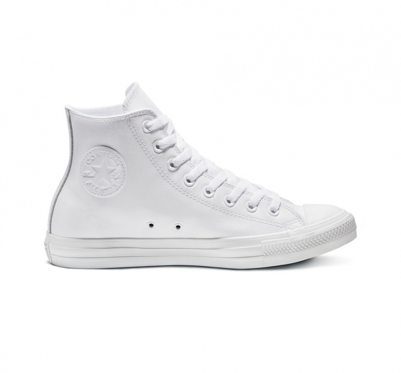 Converse Chuck Taylor All Star Couro Branco | 7523-CDYFL