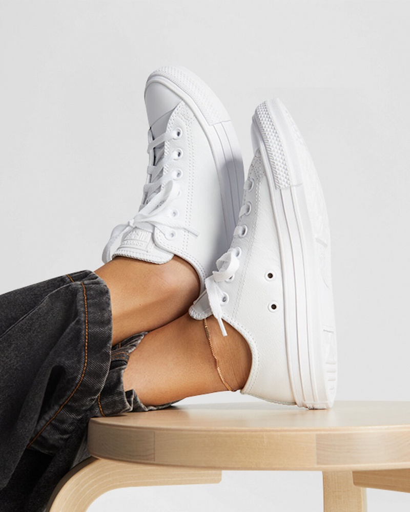 Converse Chuck Taylor All Star Couro Branco | 2943-EDFAG